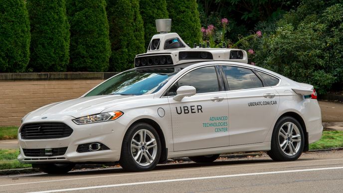 Autonomní vozidlo Uber