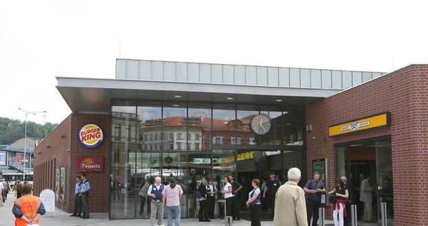 Autobusové nádraží v Praze na Florenci.