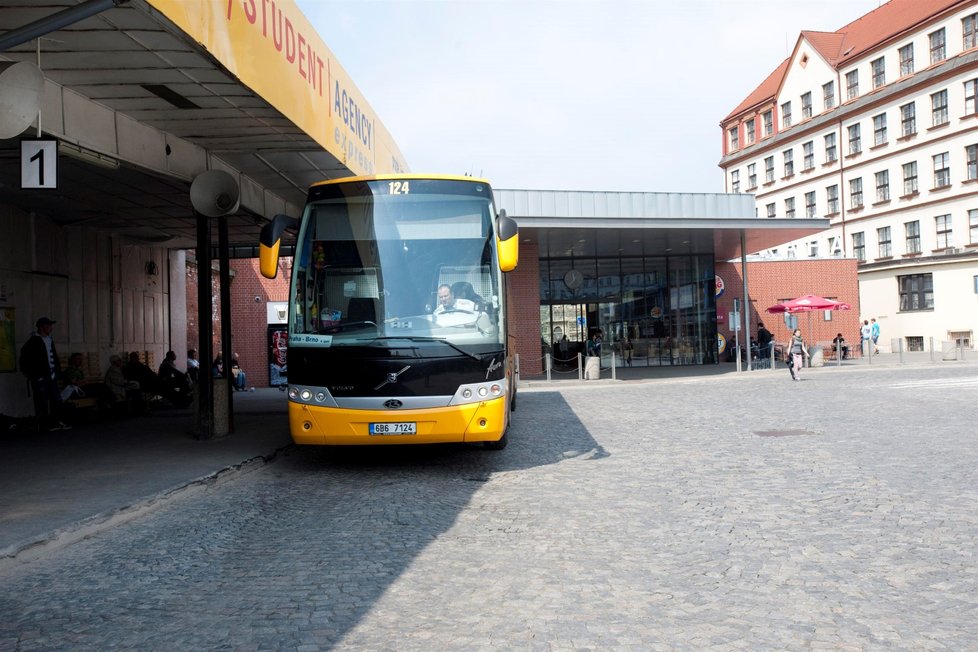 Autobusové nádraží v Praze na Florenci