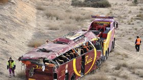 Havárie je nejhorší nehodou autobusu ve Španělsku za posledních 13 let.