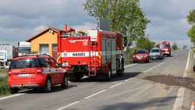 U Dublovic na Příbramsku havaroval autobus převážející předškolní děti.