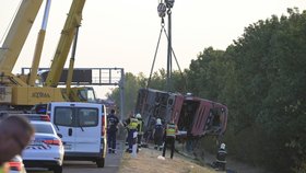 Tragická nehoda polského autobusu v Maďarsku.