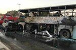 Nehoda autobusu a auta v Alžírsku (19.7.2023)