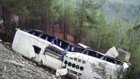 Havárie autobusu s českými turisty v Turecku