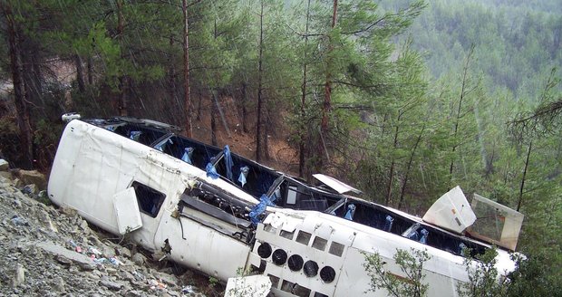 Havárie autobusu s českými turisty v Turecku