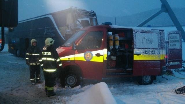 Slovenská policie obvinila řidiče českého autobusu za nehodu