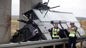 Nehoda slovenského autobusu u města Gospić