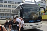 Žáci se do Česka vrátili náhradním autobusem.