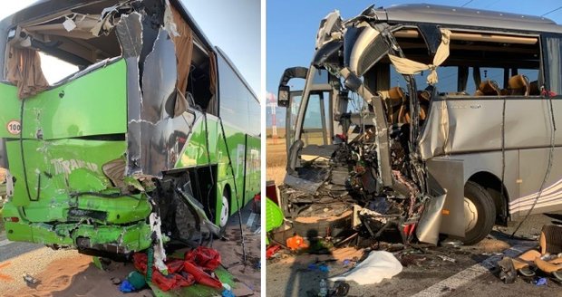 Nehoda na D2: Autobusák jel riskantně a nedodržel odstup! Zemřel a zranil 76 lidí