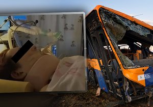 Tornádo odmrštilo autobusové kterém jeli cestující, několik metrů ze silnice do polí. Jela v něm i Silvie (14), vážně zraněnou ji transportovali do nemocnice do Vídně.