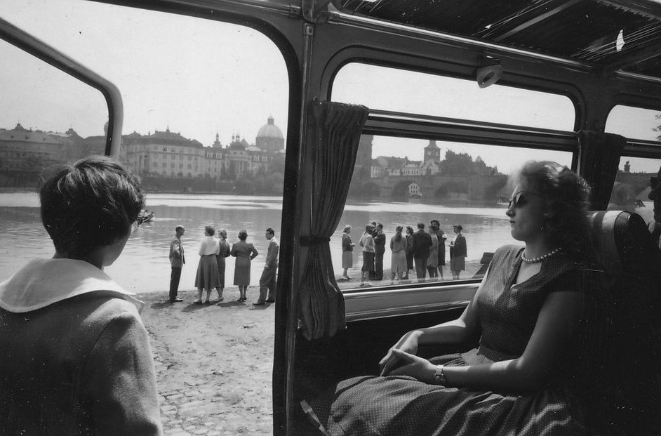 Výlety autobusem v šedesátých letech