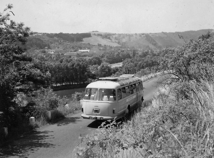 Výlety autobusem v šedesátých letech