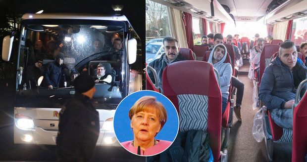 Nechtění uprchlíci z autobusu pro Merkelovou: Nedali jim byty, vrací se zpět 