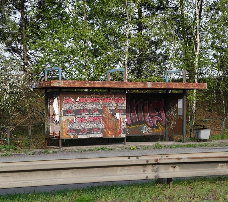 Strašidelné autobusové zastávky