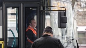 Autobusáci na Královehradecku v lednu protestovali proti novému tendru a podpořili tak odbory