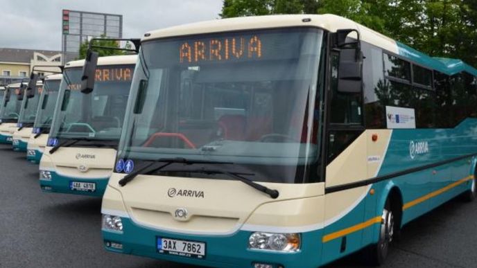 Autobusy firmy Arriva