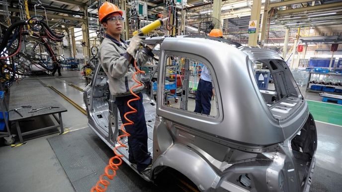 Automobilka Geely má pobočku v čínské Šanghaji