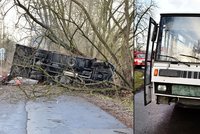 Monstrnehoda: Autobus se srazil s náklaďákem!