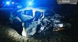 Děsivé fotografie přímo z místa nehody poskytla policie Děsivé fotografie přímo z místa nehody poskytla policie