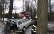 Hasiči z Poličky v sobotu odstraňovali následky nehody dvou vozidel, která se srazila na silnici v Poličce. Renault Mégane skončil v příkopě.