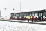 Ranní sníh v pátek vážně zkomplikoval autobusovou dopravu pražských příměstských spojů. (Ilustrační foto)