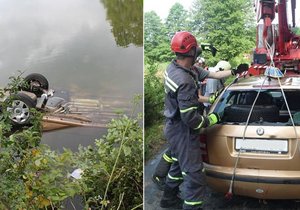 Řidička a dívka byly pod vodou 20 minut. Ridička, matka dívky, v nemocnici zemřela. Dcera (13) bojuje stále o život!