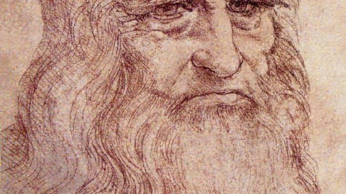 autoportrét Leonarda da Vinci