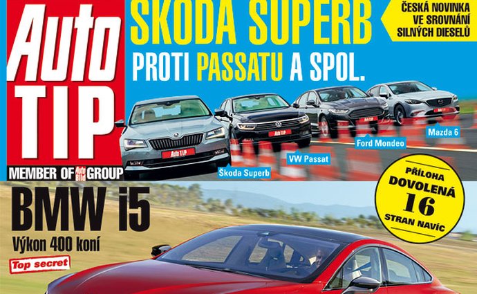 Auto Tip 14/2015: Ford Mondeo vs. Mazda 6 vs. Škoda Superb vs. Volkswagen Passat