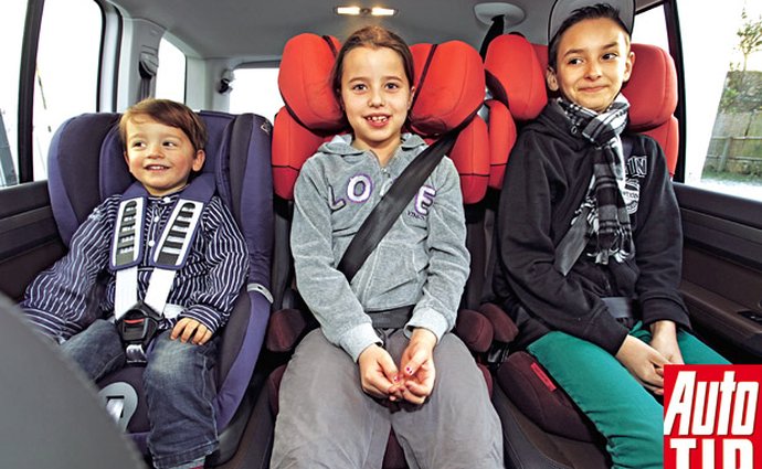 Pouze 32 aut pobere tři děti v autosedačkách! Která to jsou?