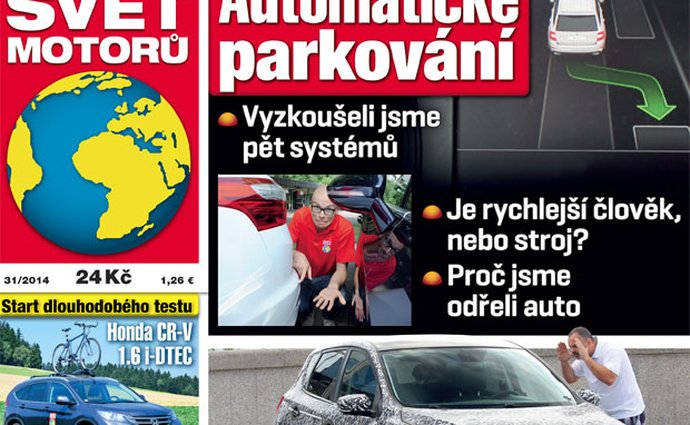 Svět motorů 31/2014: Test samočinných parkovacích systémů