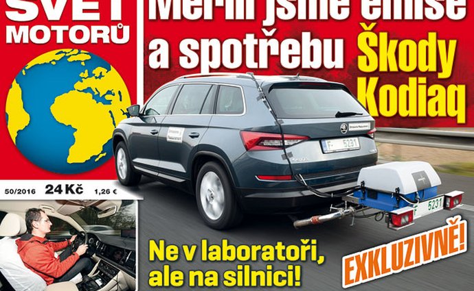 Svět motorů 50/2016: Měření emisí v reálném provozu