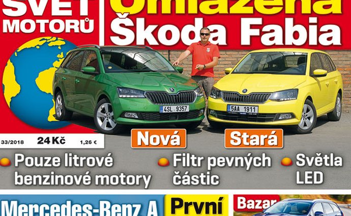 Svět motorů 33/2018: Nová Škoda Fabia