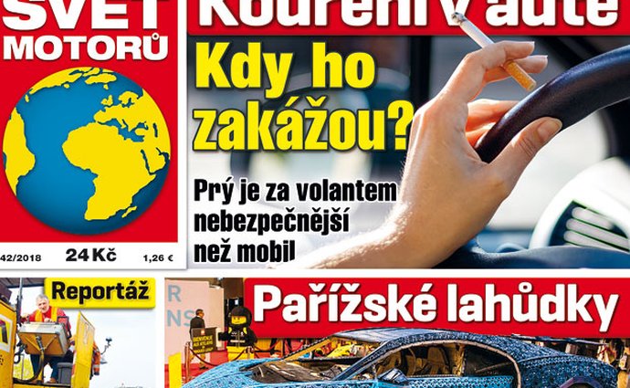 Svět motorů 42/2018: Kouření v autech