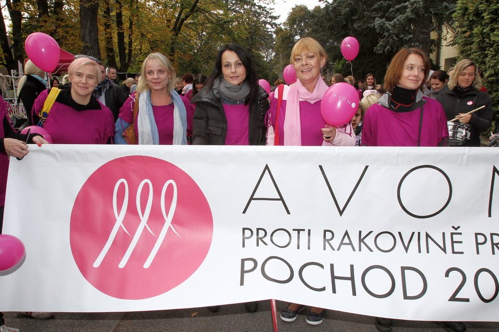 Proti rakovině prsu bojovala společně se Šulcovou, také manželka jejího bývalého manžela Vendulka Křížová a Veronika Jeníková.