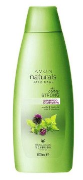 Vyživující šampon s kopřivou a lopuchem pro oslabené a lámavé vlasy, Avon, 159 Kč (700 ml)