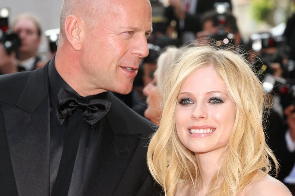 Avril Lavigneová a Bruce Willis