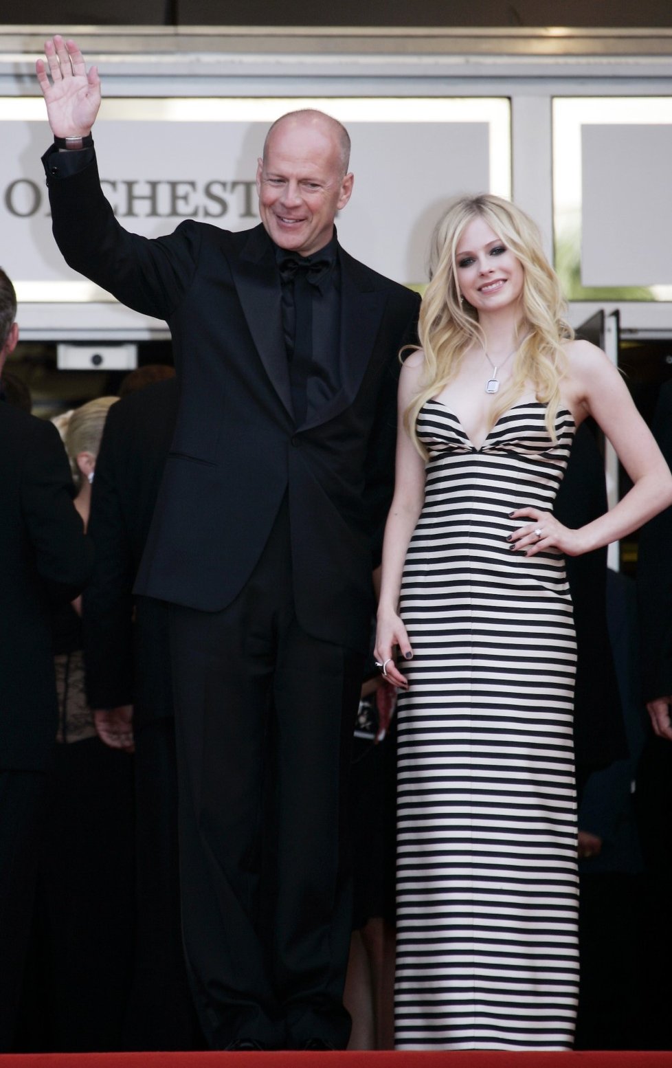 Avril Lavigne a Bruce Willis