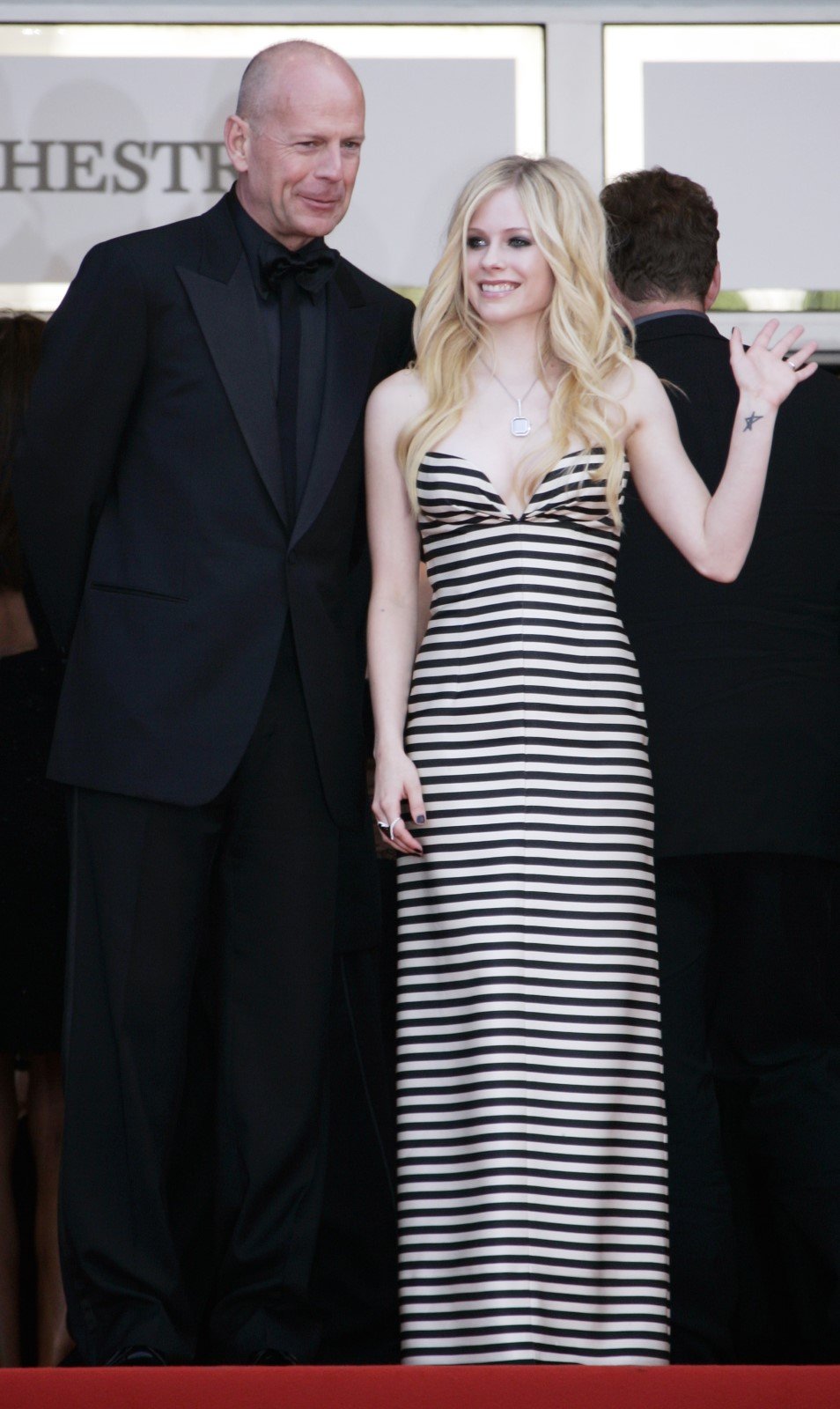 Avril Lavigne a Bruce Willis