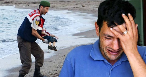 Otec utopeného Ajlana může za smrt syna sám. Loď kormidloval on, říkají uprchlíci