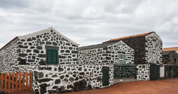Domky z vuklanického kamene na Azorech