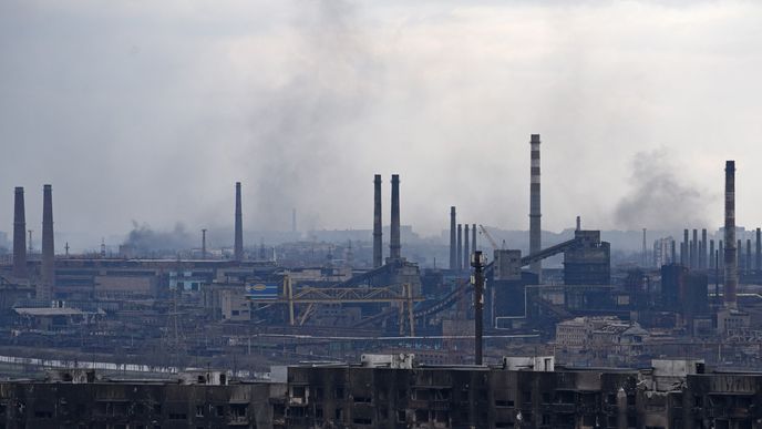 Rafinerie Azovstal v Mariupolu