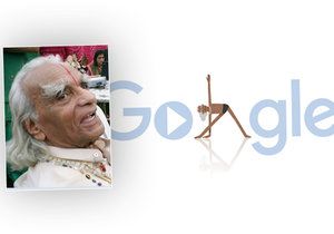 B. K. S. Iyengar, zakladatel moderní jógy, by oslavil 97 let.