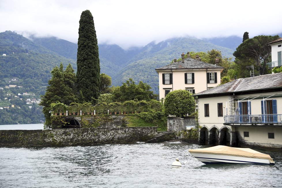 Clooneyho vila Oleandra u italského města Laglio.