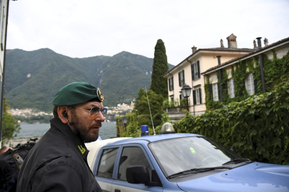 Clooneyho vila Oleandra u italského města Laglio.