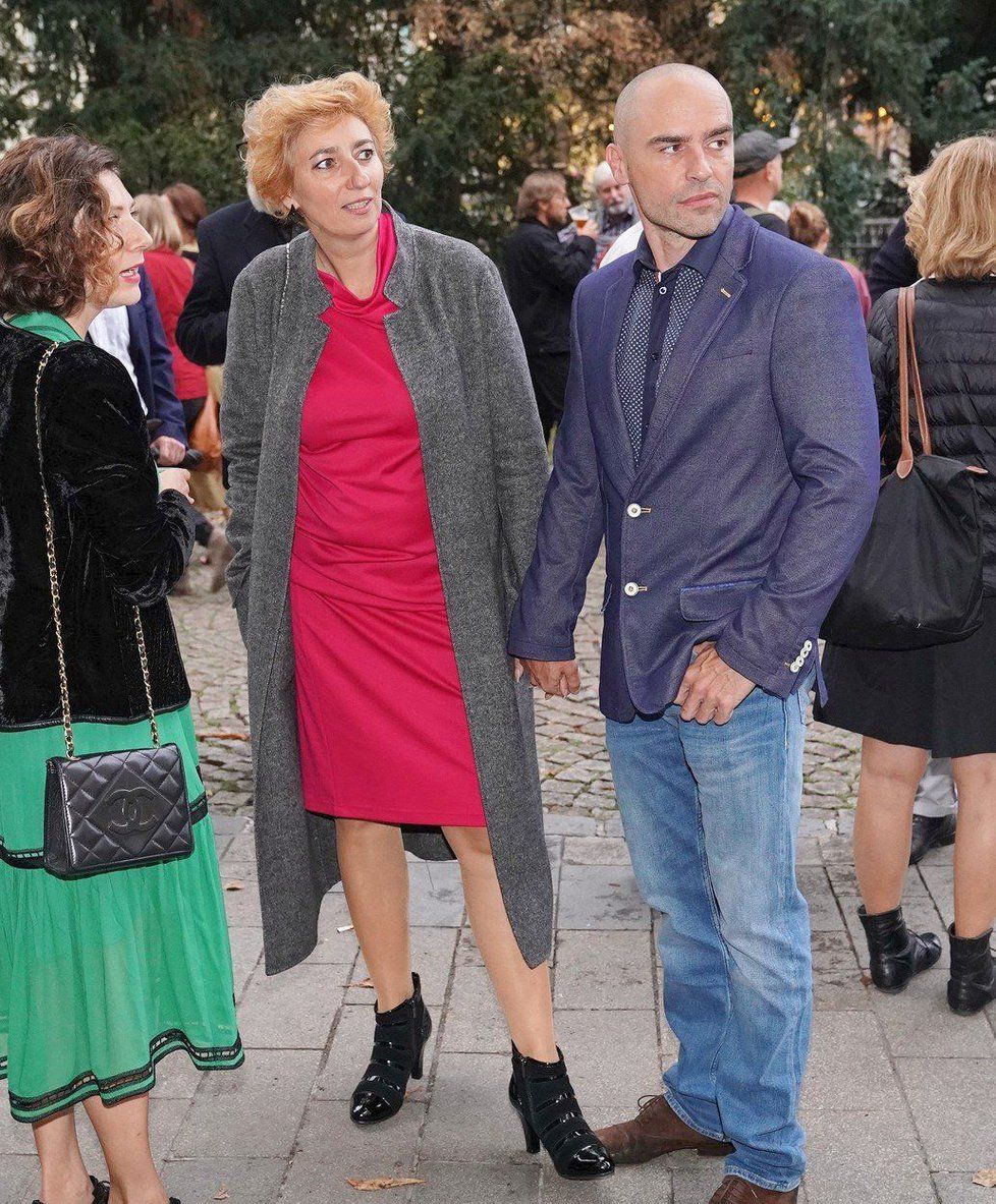 Simona Babčáková s přítelem