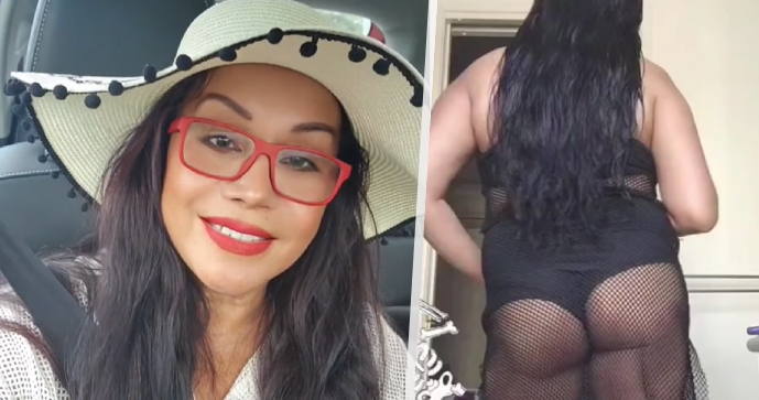 Na sociálních sítích se Marivic Sharpová chlubí svým tělem v těsných šatech a titěrných bikinách. Něktěří ji nazývají „sexy babičkou“