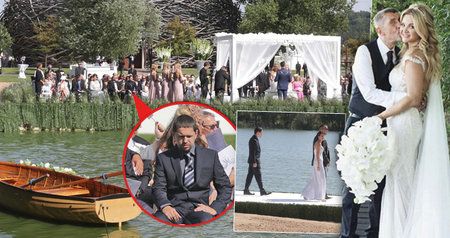 Babiš Junior byl přítomen i na svatbě svého otce v roce 2017 na Čapím hnízdě