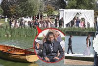 Exkluzivní foto: Andrej Babiš jr. svědkem na tátově svatbě! Pak odletěl na Krym