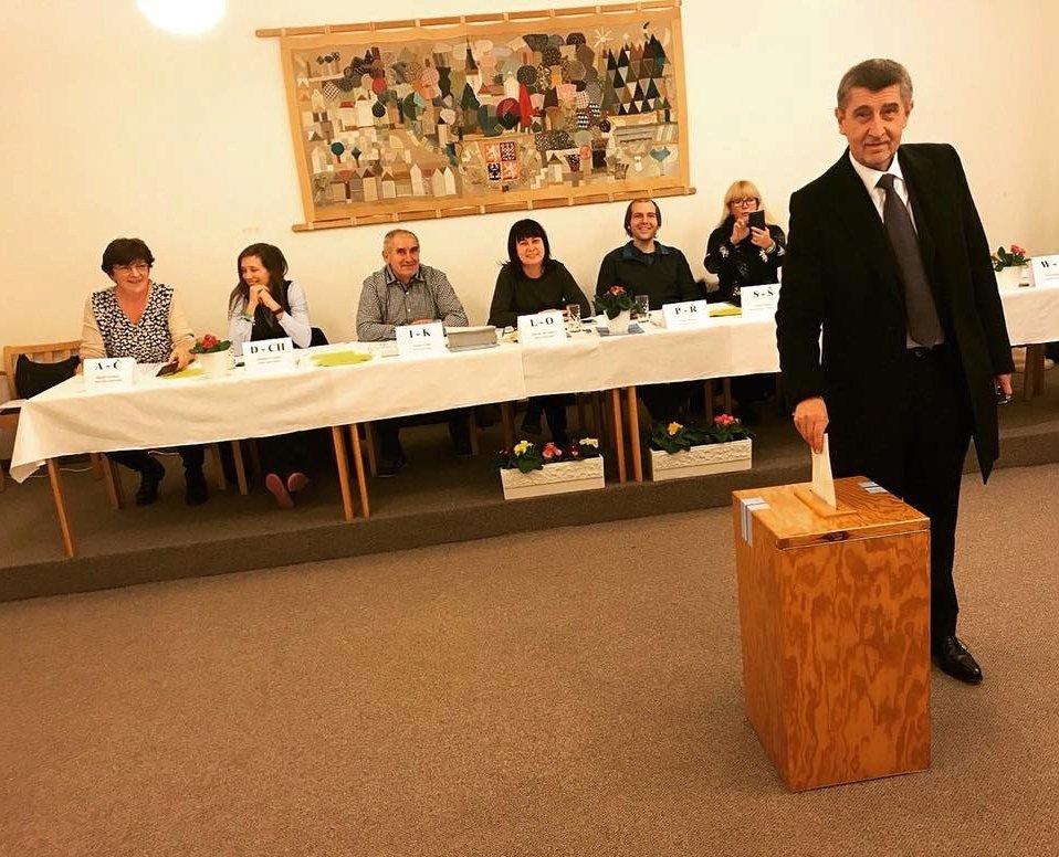 Premiér v demisi Andrej Babiš (ANO) u voleb