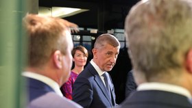 Premiér a staronový předseda hnutí ANO Andreje Babiš na první tiskové konferenci nového vedení hnutí. (17. 2. 2019)